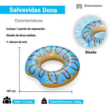 SALVAVIDAS LLANTA DONA 1.07M 36118