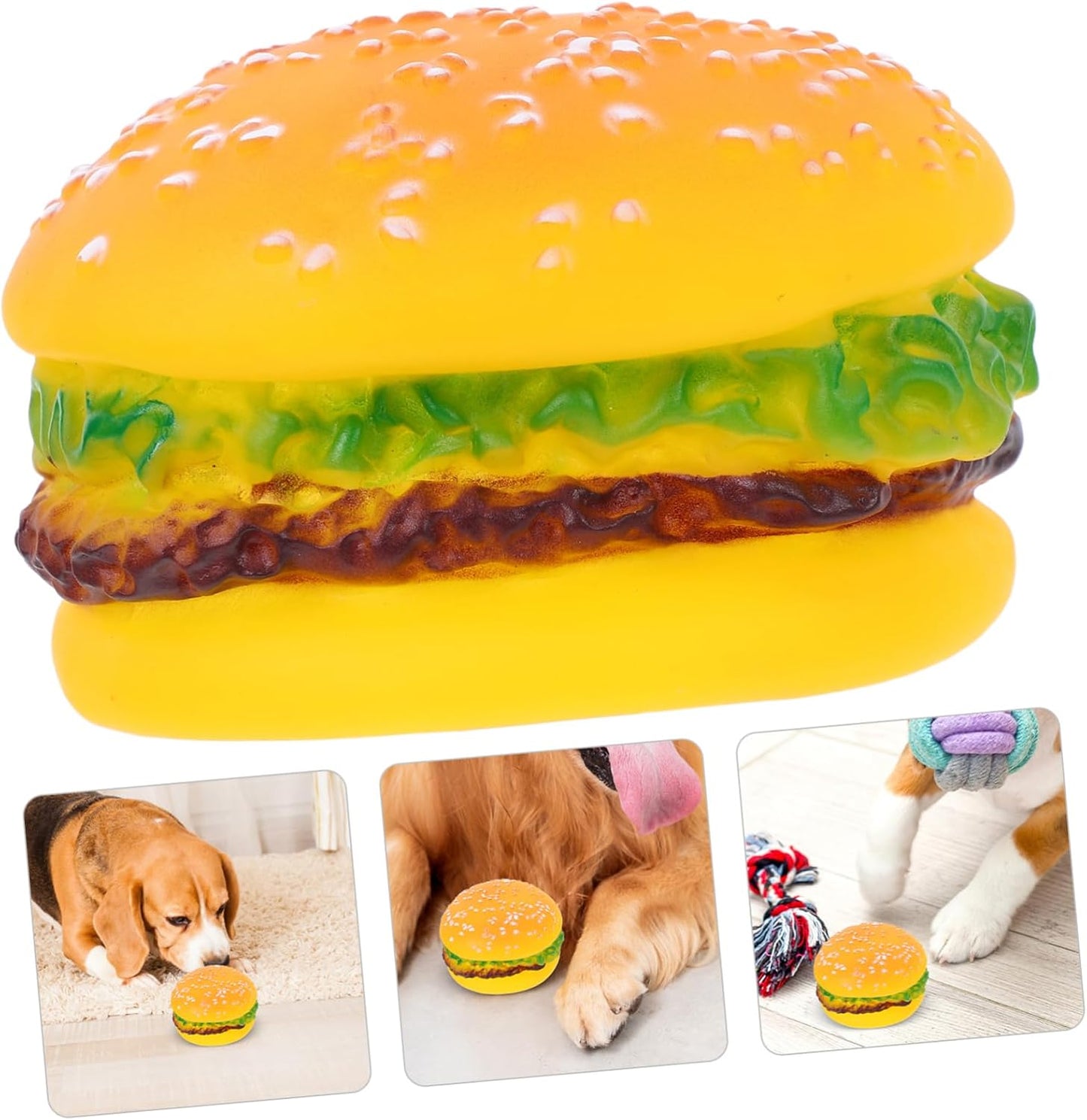 JUGUETE P/MASCOTA HAMBURGUESA GM763-1F-23