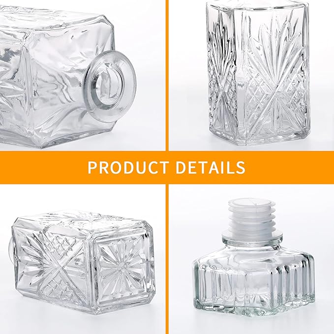 LICORERA CUADRADA DECORADA GM1296-2A-61