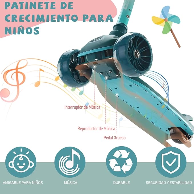 SCOOTER MUSICAL PARA NIÑOS