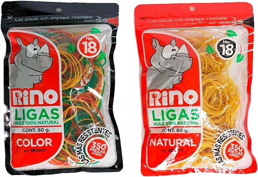 LIGA DE HULE #18 350PZAS