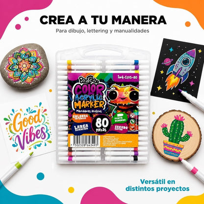 MARCADORES ACRILICOS INDRA