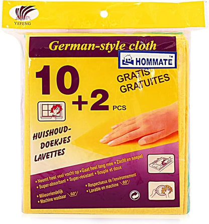 PAÑOS DE LIMPIEZA MULTIUSOS 12 PZAS GM421-11A-28