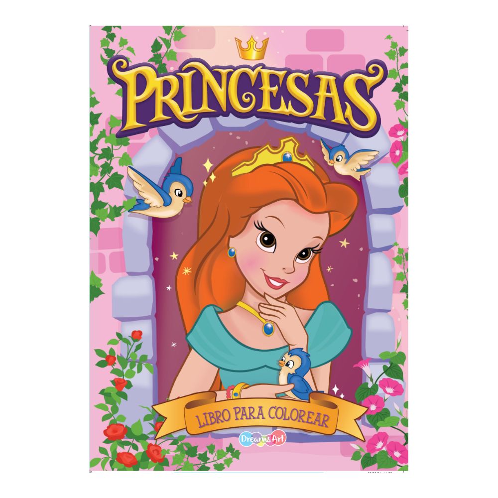 LIBRO PARA COLOREAR PRINCESAS 32 PAG CVST3311