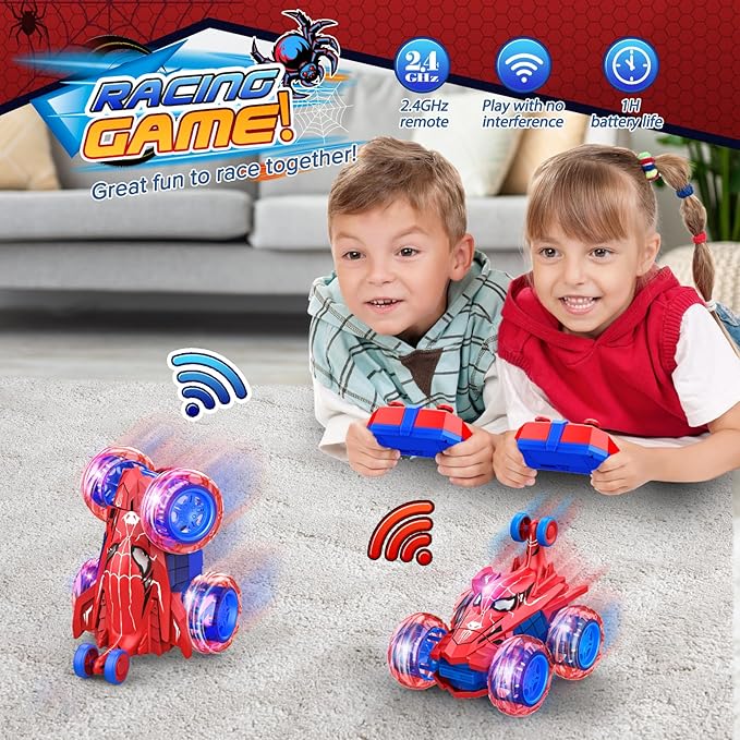 COCHE 360 SPIDERMAN A CONTROL REMOTO KQ225033