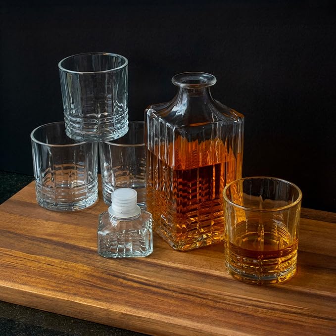 JUEGO DE 6 VASOS Y LICORERA 88575