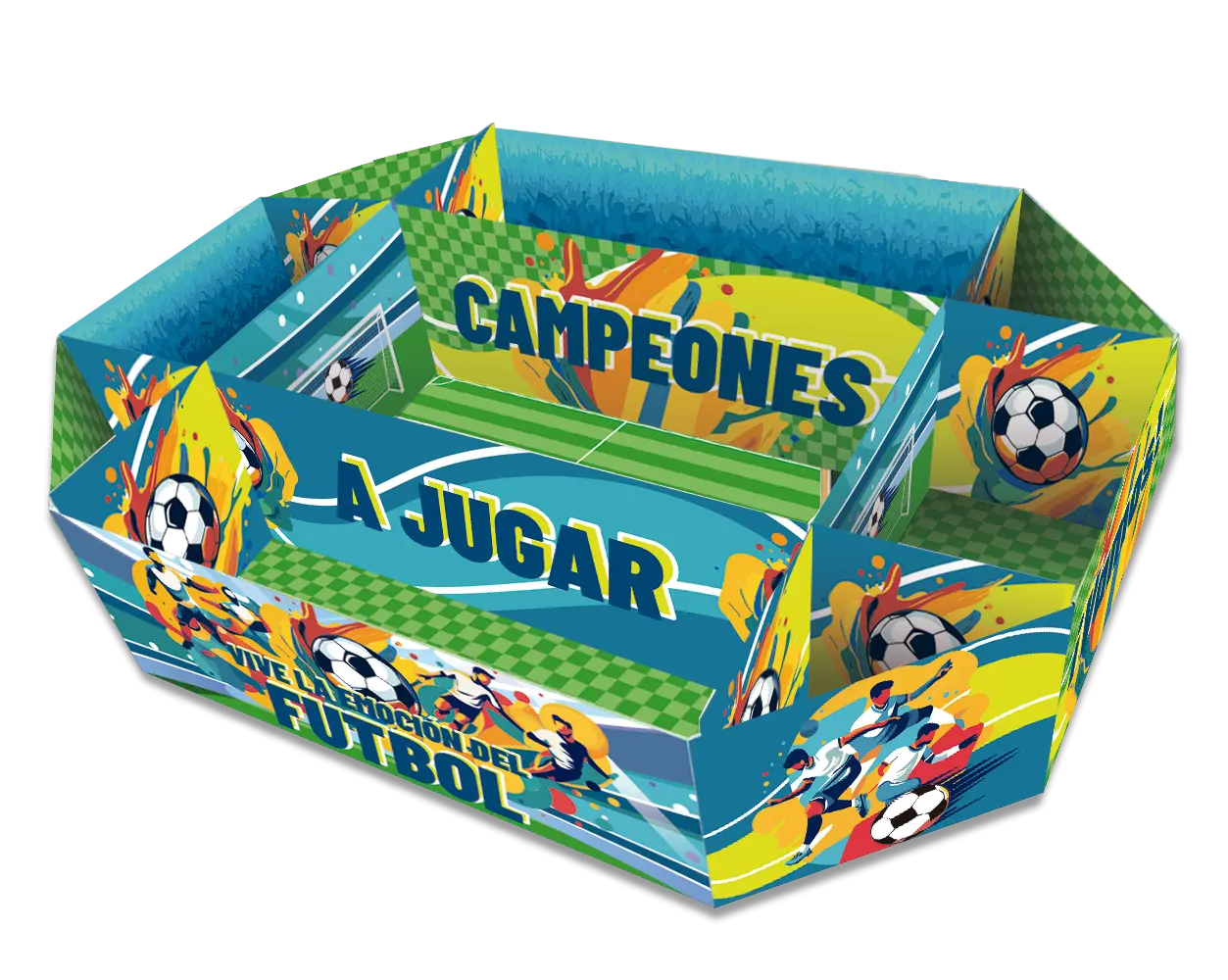 CHAROLA DE CARTON FUTBOL GRANMARK