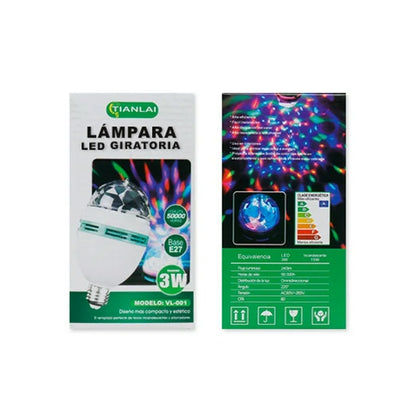 FOCO FIESTA MULTICOLOR 3W VL-040A VL-001