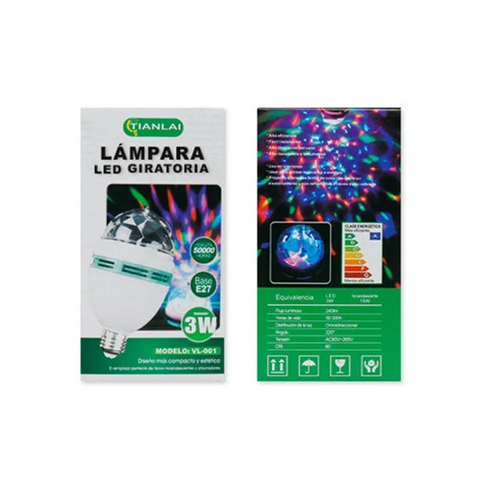 FOCO FIESTA MULTICOLOR 3W VL-040A VL-001