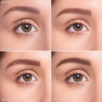 DUET - Bundle De Cejas Lápiz con Gel + Pomada con Sombra