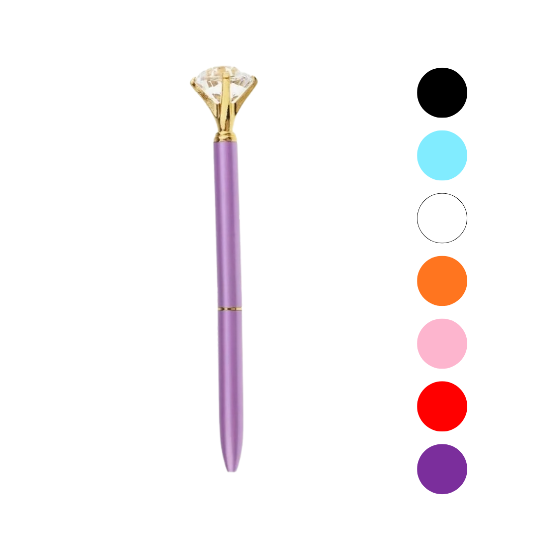 PLUMA DIAMANTE COLORES GZ-9744