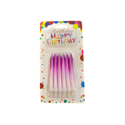 VELA DOBLE COLOR HAPPY BIRTHDAY GZ-6319