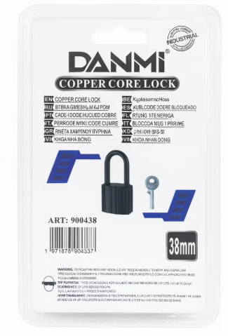 CANDADO 38MM GM574-1G-115