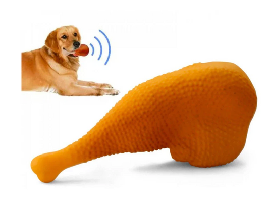 JUGUETE P/MASCOTA PIERNA DE POLLO GM763-1F-25