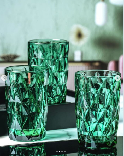 VASO HB LIBIA VERDE 400ML 3307V