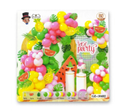 DECORACION CON GLOBOS TROPICAL 80PZAS GZ-10402