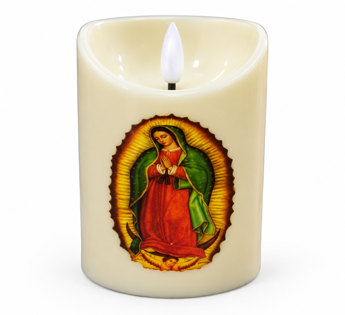 VELA LED VIRGENCITA 10X7.5CMS F2875