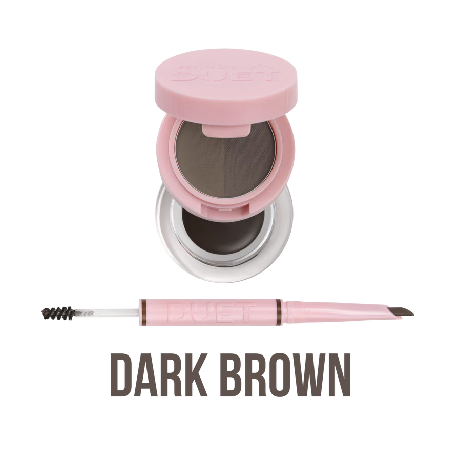 DUET - Bundle De Cejas Lápiz con Gel + Pomada con Sombra