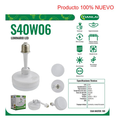 FOCO LED 360° 6W GZ-7764