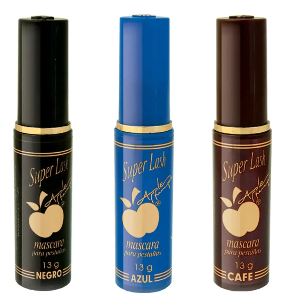 Rímel By Apple Super Lash Tono Negro, Azul Y Café