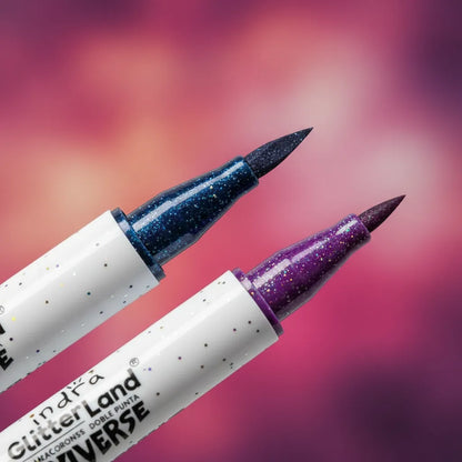 MARCADORES CON GLITTER INDRA