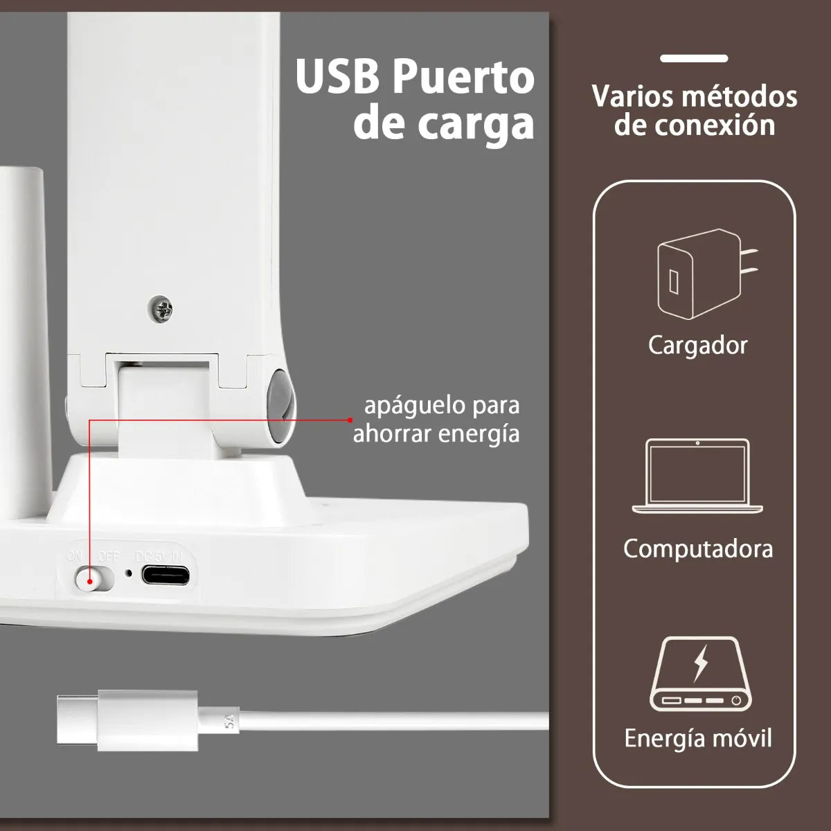 LAMPARA LED DE ESCRITOTIO 1968 GM367-2N-9