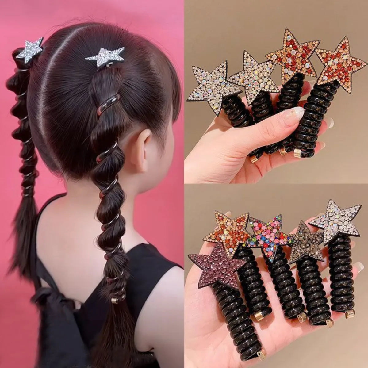 PINZA P/CABELLO MINI RESORTE ESTRELLA GZ-9683