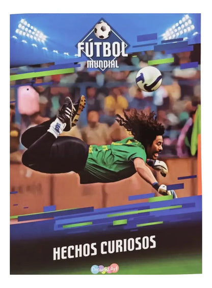 LIBRO ENCICLOPEDIA FUTBOL MUNDIAL 16 PAG 21X28CM BI-DA