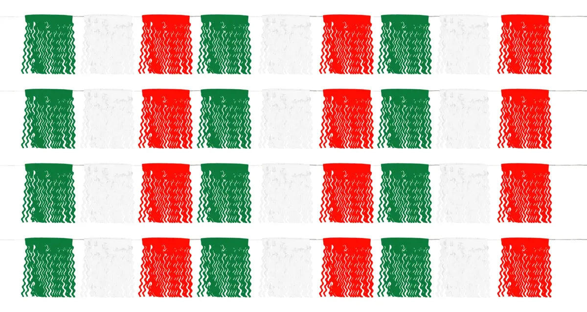 ENRAMADA HAWAIANA 1/4 COLORES TRICOLOR FIESTAS PATRIAS