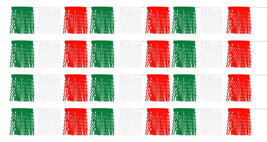 ENRAMADA HAWAIANA 1/4 COLORES TRICOLOR FIESTAS PATRIAS