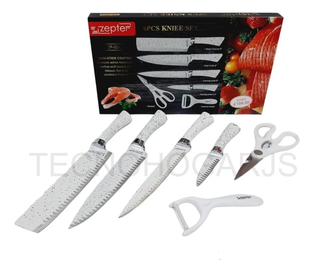 JUEGO DE CUCHILLOS 6 PCS GM127-20H-82