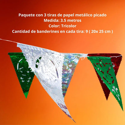 TRIANGULO METALICO FIESTAS PATRIAS