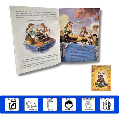 LIBRO DE CUENTOS 21x28 CM HISTORIAS DE PELICULAS DISNEY 16 PAG BBFUN2497