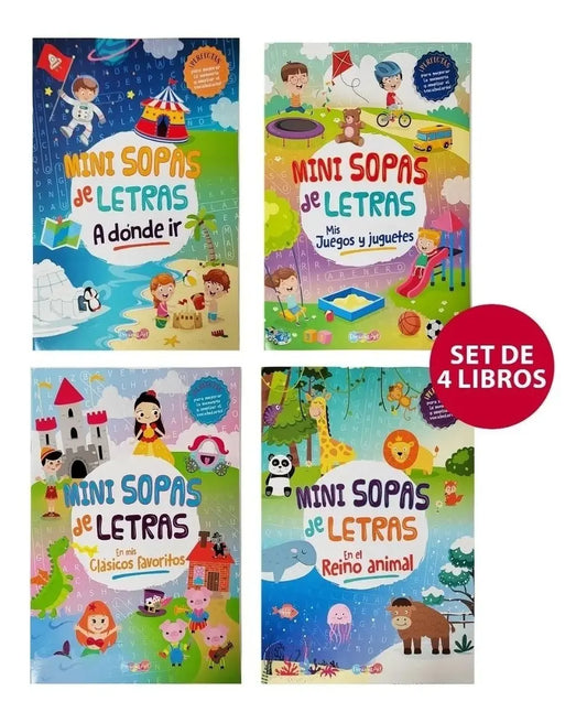 LIBRO MINI SOPA DE LETRAS 32 PAG PDAR5302