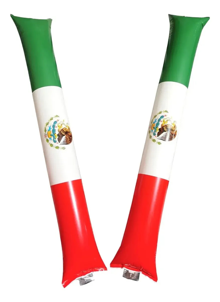 APLAUDIDOR INFLABLE TRICOLOR 2PZAS V2126 - FIESTAS PATRIAS