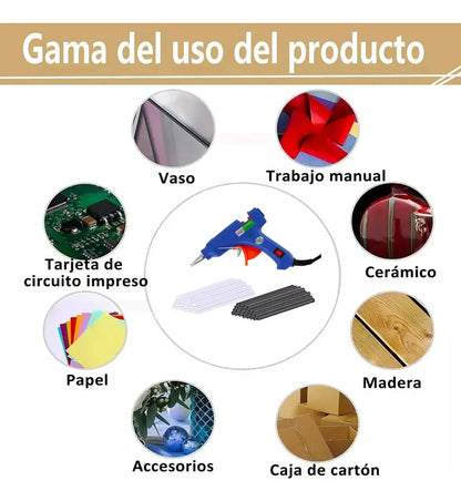 PISTOLA PARA SILICON GDE GM402-10H-35