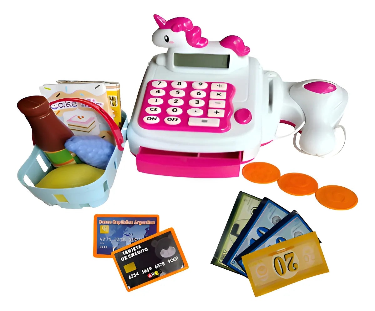 CAJA REGISTRADORA CON CANASTA DE COMPRAS EGZ-1104