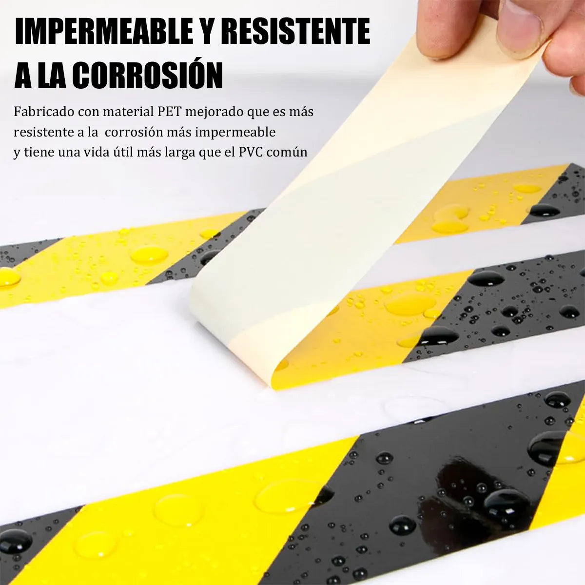 CINTA MARCAJE AREA NEGRO Y AMARILLO H1150