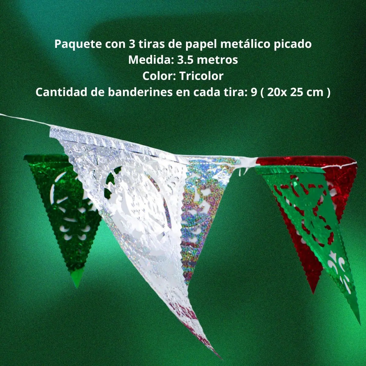 TRIANGULO METALICO FIESTAS PATRIAS