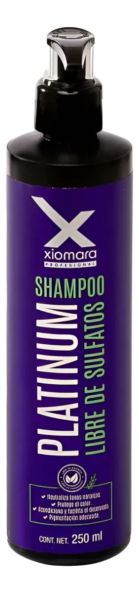SHAMPOO PLATINUM LIBRE DE SULFATOS 250ML