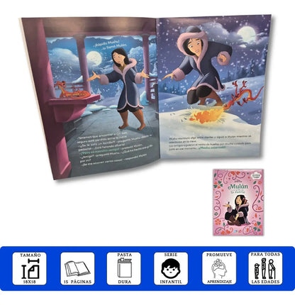 LIBRO DE CUENTOS 21x28 CM HISTORIAS DE PELICULAS DISNEY 16 PAG BBFUN2497