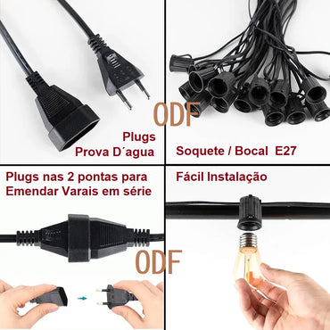 GUIRNALDA DE SOQUETE 28439/28440