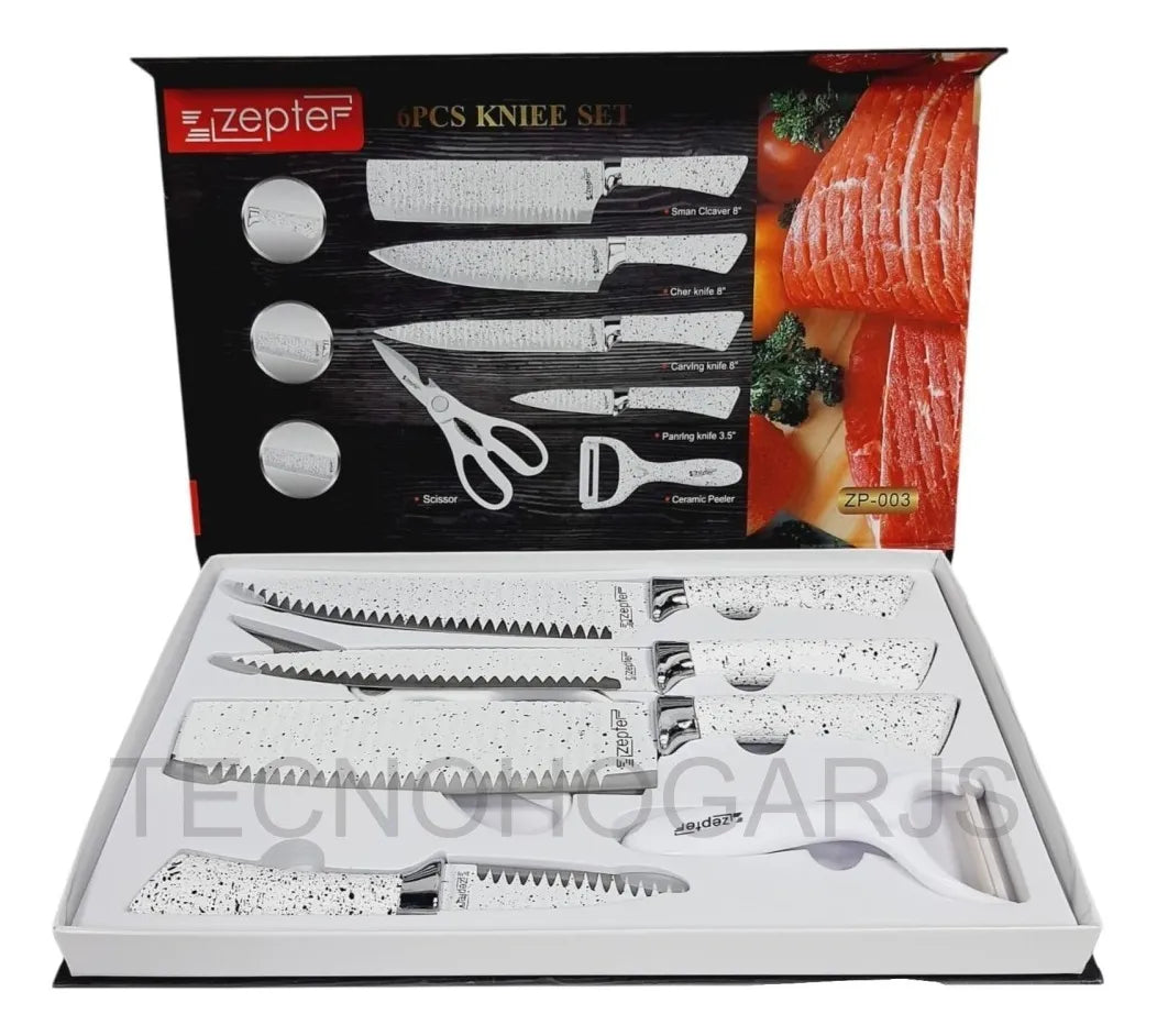 JUEGO DE CUCHILLOS 6 PCS GM127-20H-82