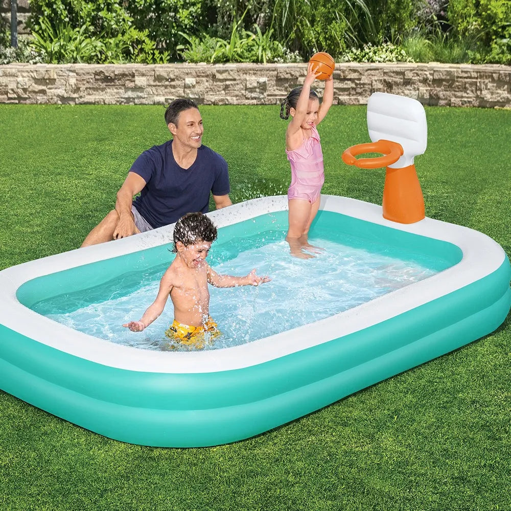 ALBERCA INFLABLE C/CANASTA 2.51x1.68x1.02M 54445