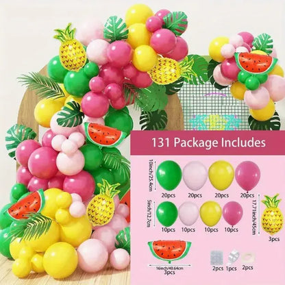 DECORACION CON GLOBOS TROPICAL 80PZAS GZ-10402