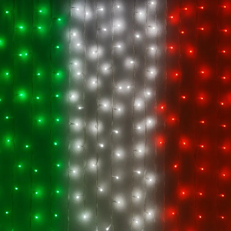 720L SERIE CORTINA LED'S MAGICA TRICOLOR JL1920BR