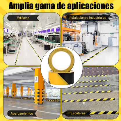 CINTA MARCAJE AREA NEGRO Y AMARILLO H1150