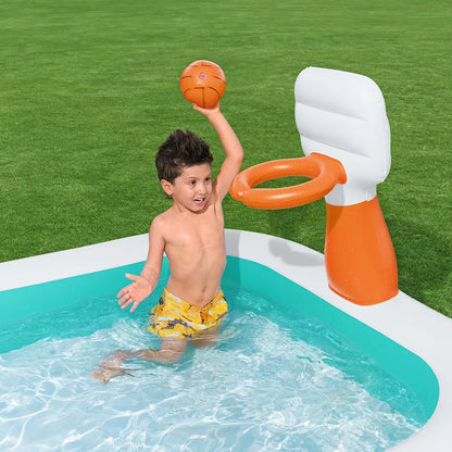 ALBERCA INFLABLE C/CANASTA 2.51x1.68x1.02M 54445