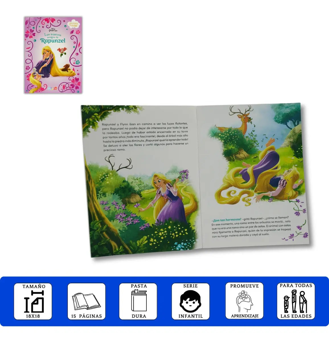 LIBRO DE CUENTOS 21x28 CM HISTORIAS DE PELICULAS DISNEY 16 PAG BBFUN2497