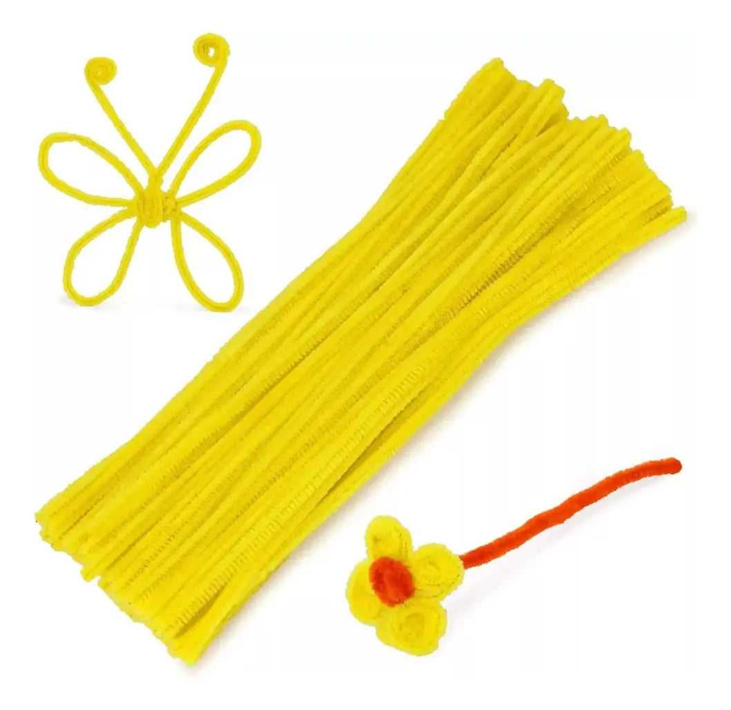 LIMPIA PIPAS PASTEL 30CM 100PZAS B5202